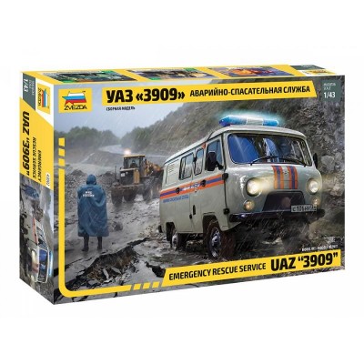 UAZ "3909" EMERGENCY RESCUE SERVICE - 1/43 scale